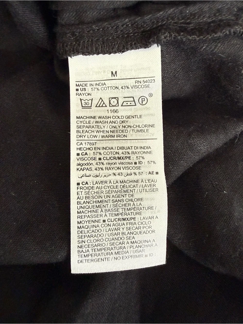 Old Navy Black Clip Dot Poet Tunic Blouse Pleated Puff Long Sleeve Top Medium